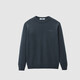 HLA Heilan House brand exclusive long-sleeved sweater for men light business classic round neck sweater with wool