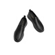 Red Dragonfly Left Mes Casual Leather Zapatos 2025 Zapatos casuales de mediana edad para hombres de primavera WTA15124 Negro 42