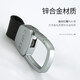 Lelei high -end car keychain leather men and women, creative, simple pendant, suitable for various models gray