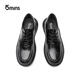 15 minutes first layer cowhide men's comfortable business shoes thick sole increased soft sole soft surface British casual shoes men's shoes E1886