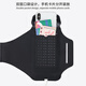 Raft core running arm bag for men and women outdoor sports fitness arm cover 6.8 inches can be placed in airpods universal mobile phone arm bag classic black 5 inch small