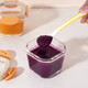 Verriegelungsschloss (Sperren/Verschlüsse) Babynahrungskasten Baby Hitzeresistente Glasfutter Schüssel Kinder können dämpfen und kochen gefrorene frisch weckerbox orange gelb 260ml*3