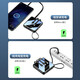 ZNNCO power bank 20,000 mAh small and portable with cable mini fast charging large capacity mobile power supply to be on board the plane suitable for Apple and Xiaomi mobile phone 20,000 mAh five-out three-in丨steel black