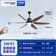 V-POWER Longxiang high-speed fan lamp modern simple lamp fan integrated dining ceiling fan lamp living room home bedroom thin light SLY3890-66 inch remote control suitable for 20-30
