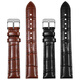 
VCK adapted to Casio LTP-1208 small red watch wine barrel leather watch strap for women LTP-V007 1391 she-4053 5023 small square watch cowhide pin buckle bracelet 14mm (A1) red-(K2) silver bulb pin buckle 12mm
