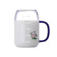 Manyuan Gong children's milk cup with scale for breakfast, special soy milk yogurt water cup for drinking milk powder at home, micro citrine handle cup - single cup