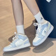 耐克（NIKE）Air Jordan 1 Mid AJ1 冰雪奇缘 轻便舒适防滑耐磨休闲运动篮球鞋 FB9892-670粉色 35.5