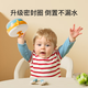 英氏儿童餐具婴儿辅食碗316不锈钢可拆卸吸盘宝宝注水保温碗 少女粉-三件套