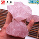 Xianlai Pavilion One Things One Picture Natural Powder Crystal Stone Raw Stone Ornement tenant la pierre Pish Trec Landscape Large Ore Wool Gem R3523 Powder Crystal Stone brut
