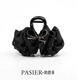 
Plasia Louise Hairpins for Women 2025 New High-end Paris Princess Clip Light Luxury Bow Dish Hair Shark Clip Headdress [Star Butterfly] Black 8cm Gift Box Pack