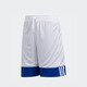 
adidas boys quick-drying comfortable double-sided wear basketball sports shorts children adidas official DY6625 college blue/white 164 CM