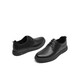 Red Dragonfly Leather Shoes Men's New Business Leather Shoes Men's British Style Casual Men's Leather Shoes Commuter Low Top Men's Shoes WTA12127 Black (WTA12127) 44