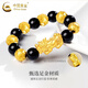 China Gold (China Gold) Gold Armband Foot Gold Pixiu Herren Reichtum und Glücksperlenarmband Sechs-Charakter-Mantra-Armband Vatertagsgeschenk Sechs-Sechs großer Erfolg um 12,9 g [14mm Sechs-Charakter-Mantra]