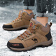 Kamel Dynamische Kamelschuhe für Winter plus Samt verdickte warme Baumwollschuhe wasserdichte nicht rutschfeste Kleidung-resistente Schuhe Outdoor Sport atmungsablöschbarer Freizeitschuhe 3895 Schwarz plus Samtstil 37 37
