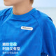 ASK JUNIOR儿童运动套装2025夏季薄款男中大童短袖女童t恤短裤速干跑步套装 蓝色【JE2MHS13918M】 170