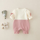 G.Duckkids kleine gelbe Ente Kinderkleidung Babykleidung Frühling und Herbst 2024 Neugeborene Onesie Baby Puff Ärmel
