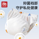 AIBEDIRA Baby Ciders Pantalon d'entraînement des toilettes Enfants lavables Antibactériens imperméables couches sous-vêtements 4 paquets de lapin L