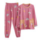 
Qiao Yumeng 200Jin [Jin equals 0.5 kg] Fat Girl Large Size Pajamas Cotton Women Long Sleeve Cartoon Set Loose Home Clothing Can Wear Outdoor Autumn Fat mm 6169 Gray 4XL 130-180Jin [Jin equals 0.5 kg]