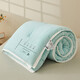 HaiLan Home (HLA) quilt spring and autumn quilt core Class A antibacterial super soft soy fiber air conditioner Door household single and double summer cool quilt [Class A super soft antibacterial] Cyan-white edge 200*230cm/about 8 Jin [Jin equals 0.5 kg]