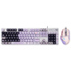 罗技（Logitech）  K845有线游戏机械彩色键盘 办公全尺寸机械键盘 G502HERO彩色贴纸款电竞游戏鼠标 游戏键鼠套装 K845茶轴-库洛米+G502 HERO阿卡丽贴纸