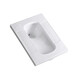 Wall horizontal row rear lower row squat toilet heightened desktop wall row squat toilet rear horizontal row squat toilet toilet rear drainage no need to dig pit with trap + sewage pipe + water tank package rear entry rear row does not face the wall