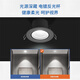NVC Lighting (NVC) LED anti-glare COB spotlight embedded hill commercial ceiling downlight without main light 5W warm yellow light opening 75mm