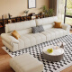 Jianxin echtes Ledersofa Wohnzimmer 2025 Neues kleines Wohnungssofa modernes einfaches Ledersofa 699