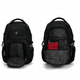 SUISSEWIN Swiss backpack saber business commuting large capacity water-proof computer backpack fashion student internet celebrity bag black 9923 classic model