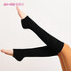 Aixiabu Yoga Socks Autumn and Winter Aerial High-end Pilates Stockings Ankle Ankle Leggings Warm Pile Socks Black A21WT03 One Size