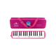 37-Key-Schüler nutzen Mundharmonika für Kinder, um für Erwachsene Mundharmonika zu spielen. Customized Performance-Anweisungen 37-Key-Organ [Pink] + Tastaturaufkleber + ein zusätzliches Mundpaar Blasenrohr