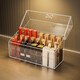 KAMAN Lipstick Storage Box Dust-Proof Lip Glaze Lipstick Organizer Box Transparent Acrylic Desktop Cosmetics Storage Rack Women's Day 24-Gate Dust-Proof Lipstick Box 1