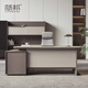 Jianbang E0 level desk boss desk simple modern leadership single desk small office light luxury high-end supervisor desk and chair master-level design丨E0 plate 1.4m supervisor desk|short side cabinet