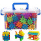 
Ai Fuer Children's plastic digital squares are assembled building blocks for boys 3-6 years old, assembled girls toys for 4 years old, classic color 408 tablets [storage box + assembly picture album]