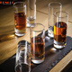 Dongli household glass liquor cup spirits cup 74ml one-shot cup set one or two white wine cups small wine cup SHOT cup bar straight cup 6 pieces/74ml straight cup