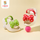 Deer Mili baby hole shoes girl summer 1-3 years old 2 home eva baby anti-slip soft bottom new children's slippers strawberry red inner length 15cm