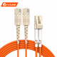 netLINK fiber optic jumper telecommunication grade multimode fiber fusion tail fiber optical module transceiver communication fiber 62.5/125m SC-LC multimode dual core 3 meters one