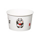 Disposable paper bowl thickened commercial wedding home snack stinky tofu takeaway lunch box round lunch box No. 6 panda paper bowl 320ml (300 pieces)