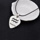 
Toto stickers, twelve constellations necklaces, guitar picks, custom-made best friend couples, titanium steel leather rope necklace, SN9928, one side, one side, one side, one side, zodiac sign - Scorpio, with stainless steel bead chain 60cm