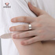 Aido diamond pt950 platinum ring men's fine platinum wide solid thick thick ring 23# 10.0-10.2g face width about 8.0mm
