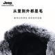 JEEP Lei Feng Hat Men's Winter Neck Protection Cold Mask Plus Velvet Thickened Ear Protection Cotton Hat Winter Hat Northeast Warm Hat Men's Light Gray Warm Suit