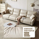 Quanyou Home Technology Fabric Sofa Living Room Small Apartment Modern Simple Inline Single-Line Sofa Household