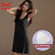 Cat Man (Miiow) Pure Cotton Nightgown с молочной прокладкой интегрированной домашней одежды для женщин с грудными подушками для женского жилетного платья для женщин летом 2024 г. Новый стиль [Nightskirt] светло-зеленый 11975 с молочной прокладкой M, подходящий для веса 80-100 Jin [Jin равняется 0,5 кг]