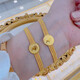 Gu Hao Shuibibei Jewelry Showroom New Gold 999 Retro Queen Redonde