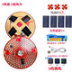 Solar hat with fan farm work site with fan hat charging sun protection and sunshade for men and women adult hat 4 solar energy + mesh cover 3 fan with switch battery