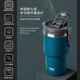 Copa de bingba de espacio-tiempo y amigable con la taza térmica de gran capacidad para hombres y mujeres Copa de agua 304 Café de acero inoxidable Copa de paja Copa fría-1050 ml [mano + bebida doble]