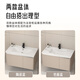 Gabinete de baño de Yidashang Lavado de tocador Combinación de la cuenca del baño Basina de cerámica Integrada Basina de cerámica de 40 cm + Gabinete de espejo P3271