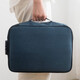 Kluot Home ID Bag Home Home Multi-Función Bolsa de almacenamiento de gran capacidad Registro de hogares Pasaporte Passport Bank Bag Bag de tres capas con cerradura [Azul estrecho]
