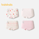 Balabala girls underwear cotton type A children's boxer shorts children's PP boxer briefs four-pack 209925170012