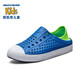 Skechers斯凯奇童鞋男童夏季透气一脚套网速休闲凉鞋洞洞鞋91995L