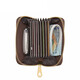 Sac de carte de fixation d'ours Position multi-cartes pour femmes Ultra-mince Portefeuille de pièces de monnaie mignon sac à carte compacte haut de gamme